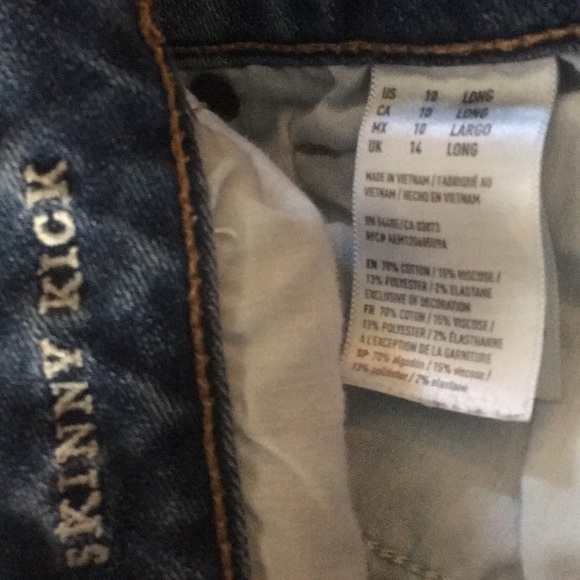 3-pair bundle American Eagle Skinny Kick 10 LONG - Picture 4 of 5